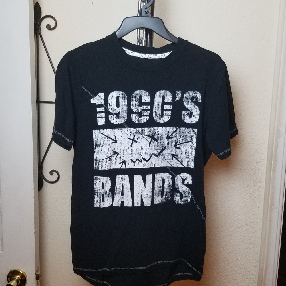 1990s Bands Graphic T Shirt